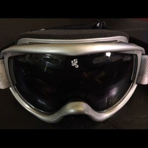 Triple Nickel Omega Silver Snowboard Goggles